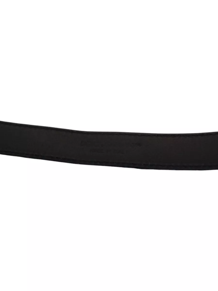 Dolce&Gabbana Leather Jacquard Stripe Belt