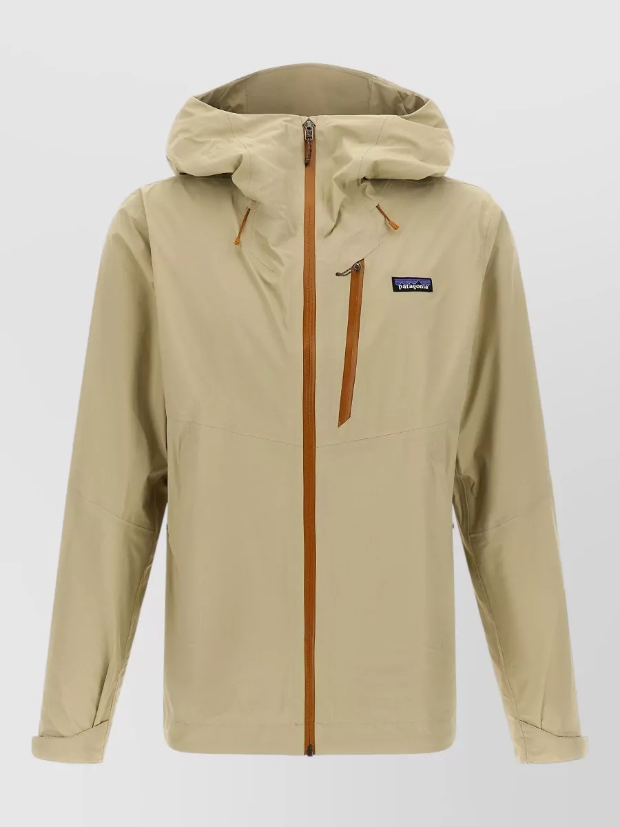 Patagonia nylon waterproof hooded raincoat