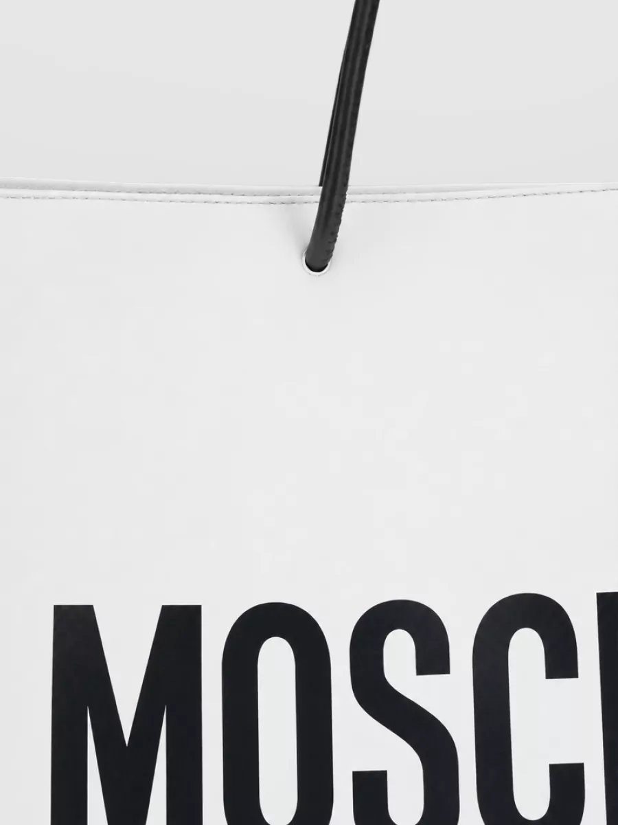 Moschino Leather Tote Bag