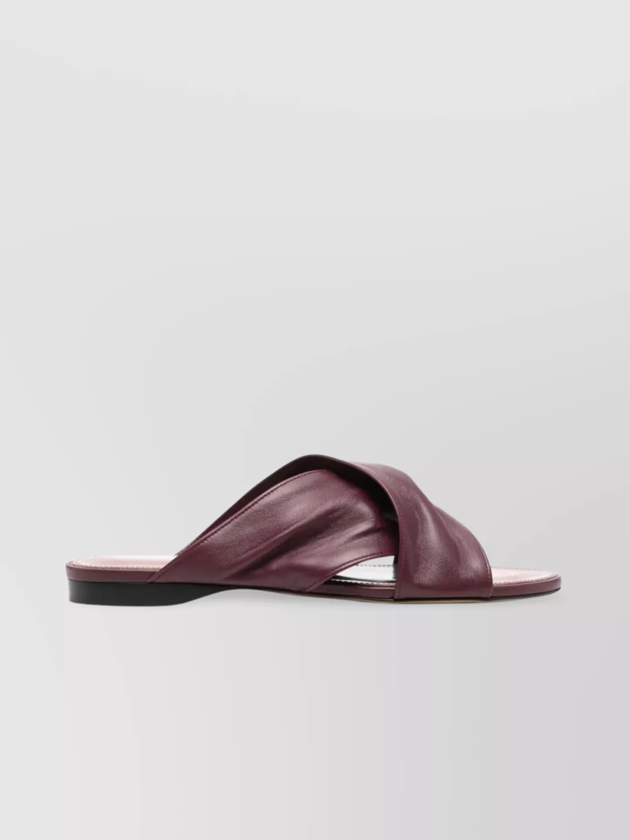 Paris Texas Flat Strappy Mules Open Toe