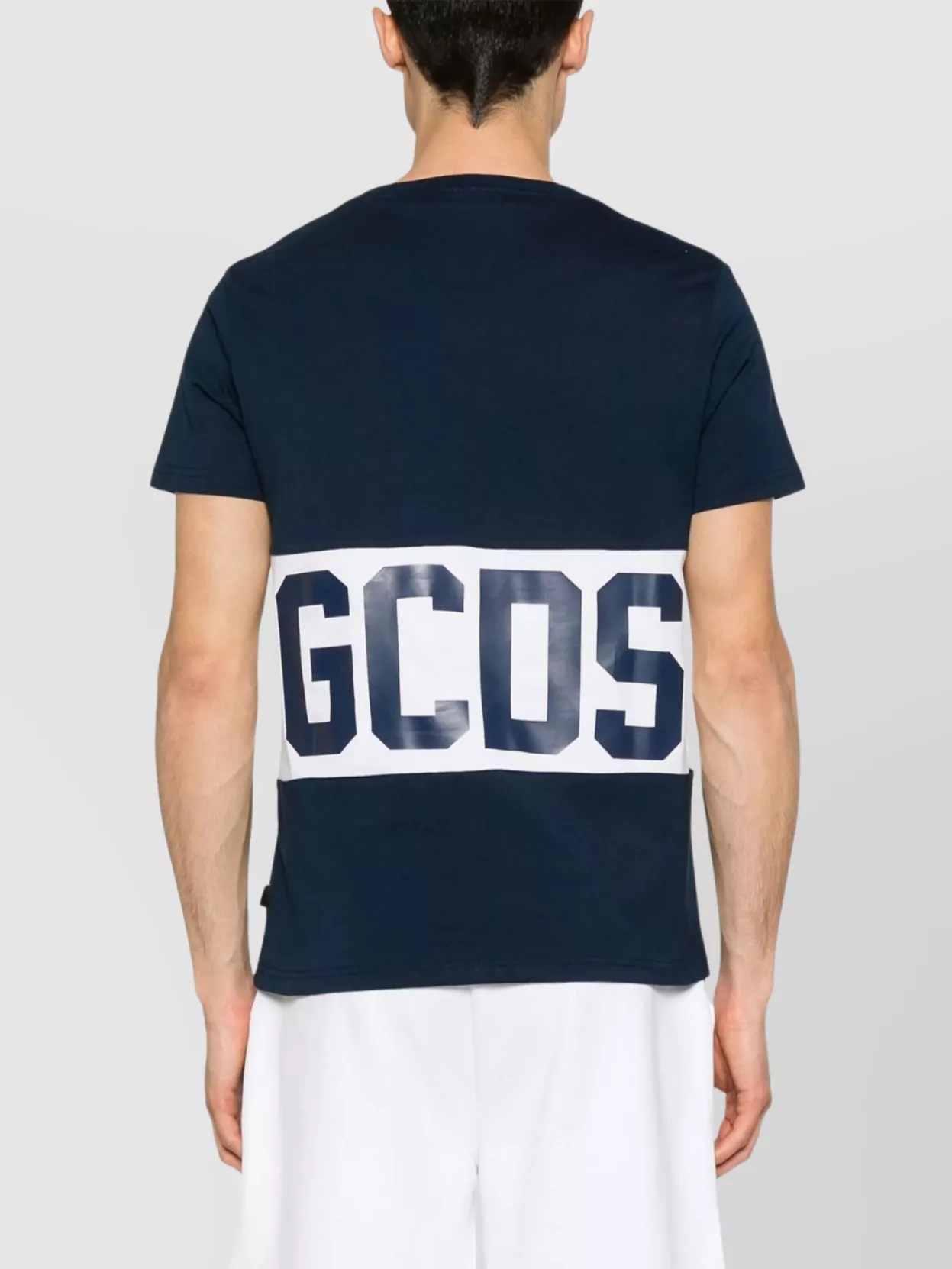 Gcds Color Block Crew Neck Short Sleeve T-Shirt