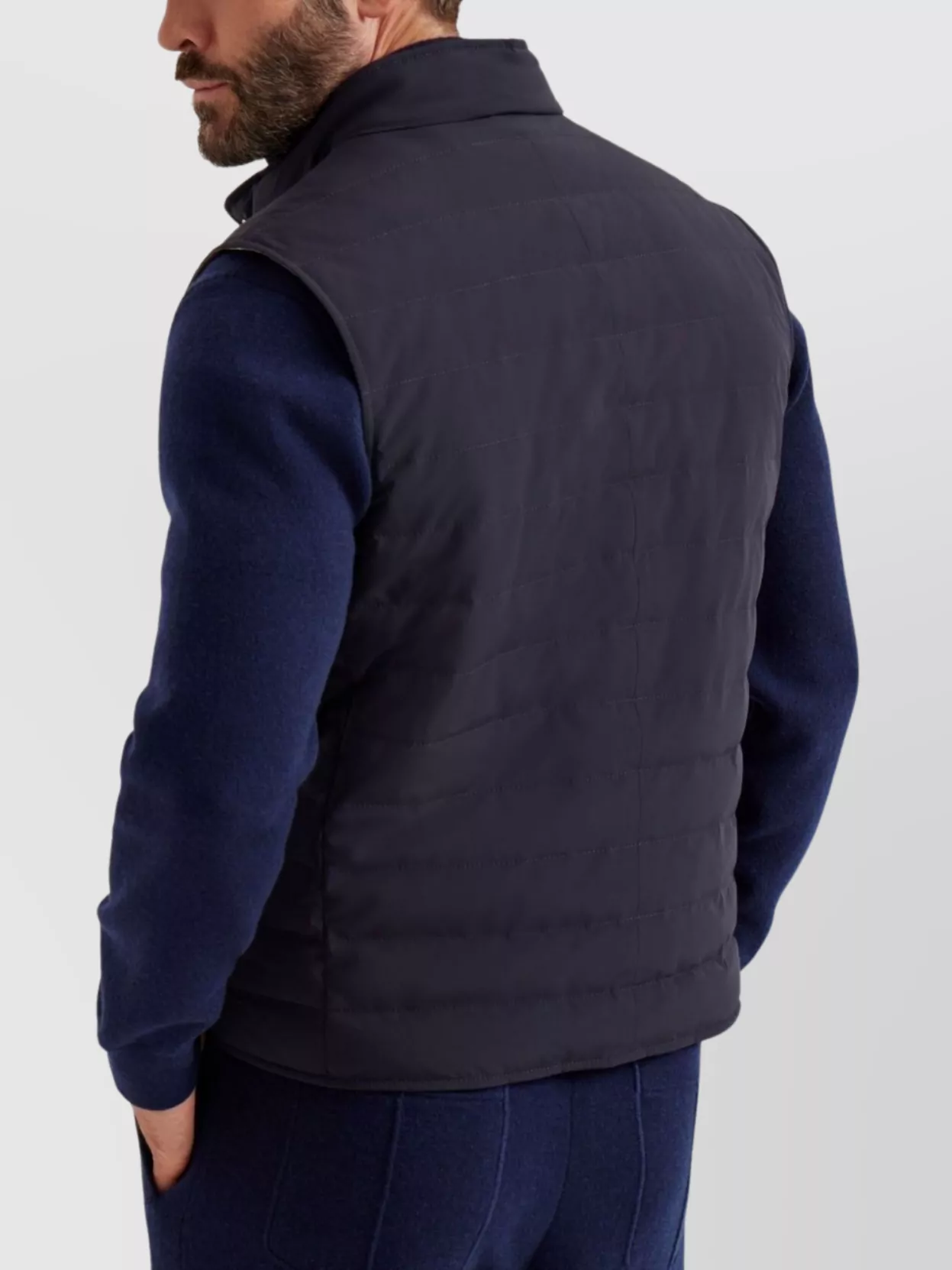 Brunello Cucinelli Quilted High Neck Sleeveless Jacket