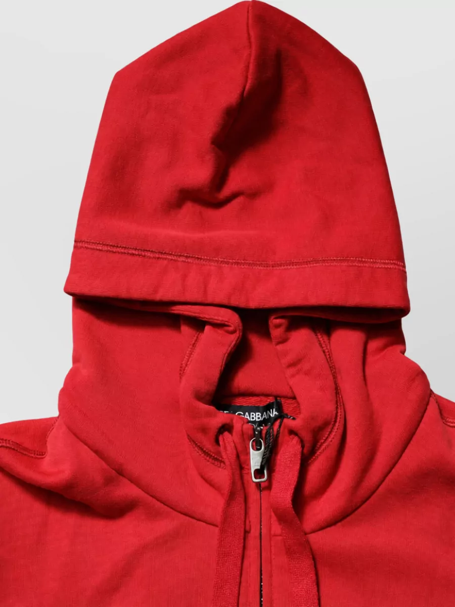 Dolce&Gabbana Cotton Hooded Zip-Up Jacket