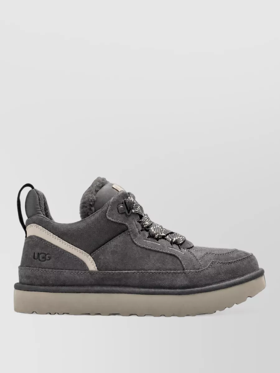 Ugg Suede Leather Low-Top Sneakers