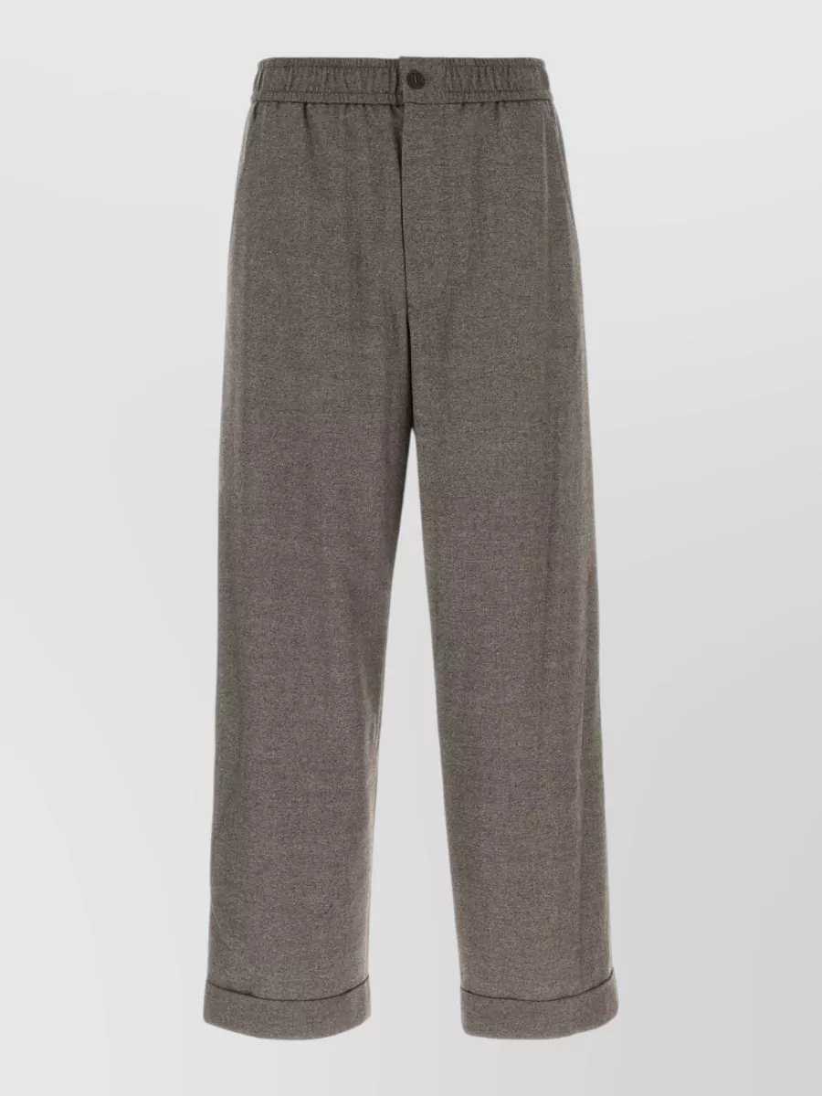 Giorgio Armani cashmere loose fit trousers