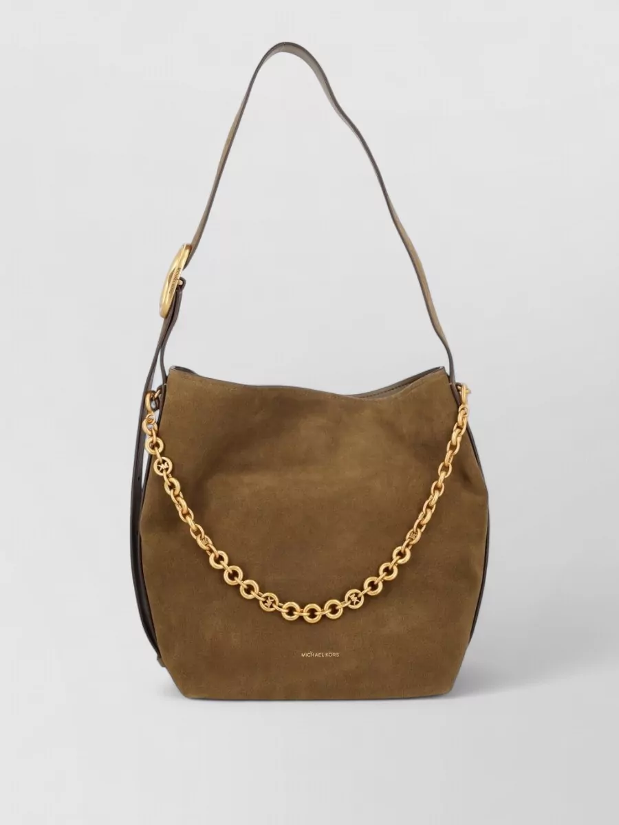 Michael Kors na leather bucket bag