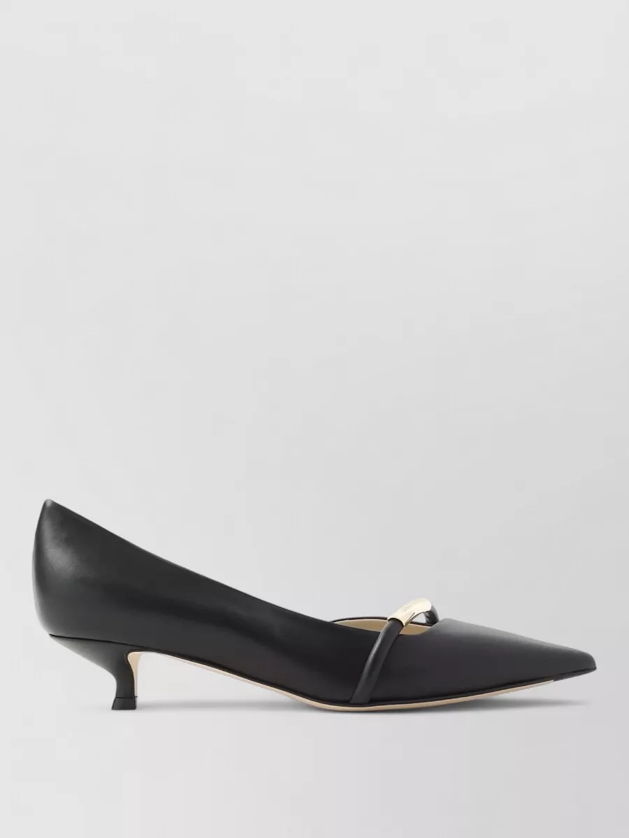 Giorgio Armani Leather Court Pumps