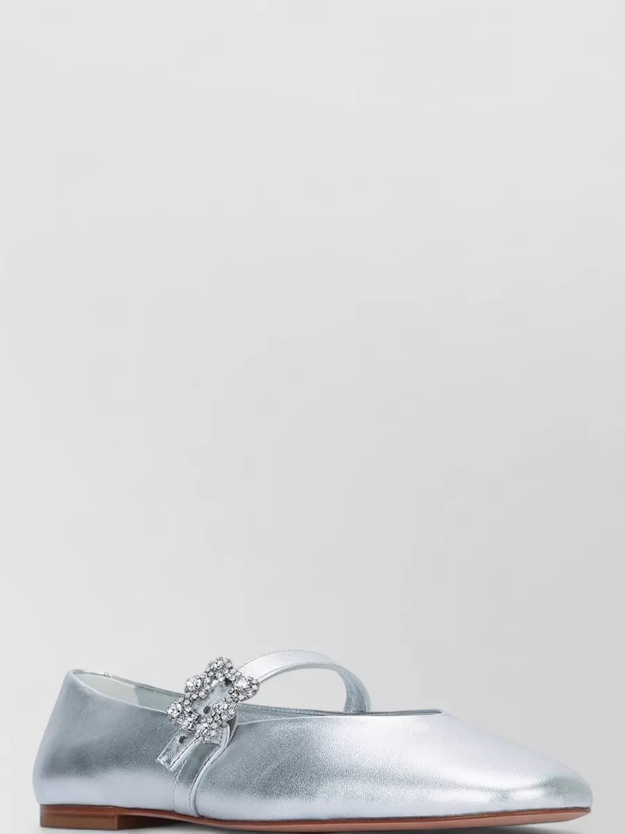 Roger Vivier Leather Ballerina Shoes