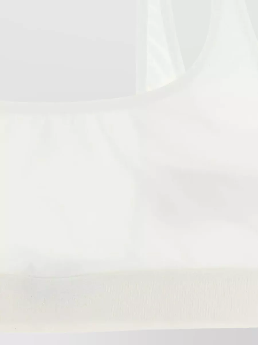 Tom Ford Modal Bralette Elastic Band Racerback Scoop Neckline Sheer