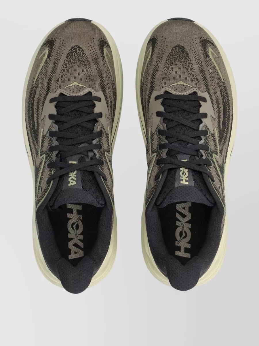 Hoka One One Clifton 10 Running Sneakers Breathable Jacquard Upper