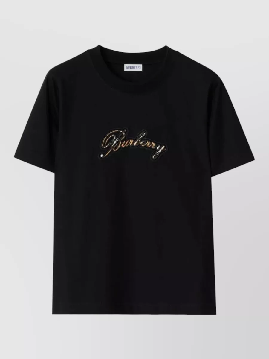Burberry Cotton logo-print crewneck t-shirt