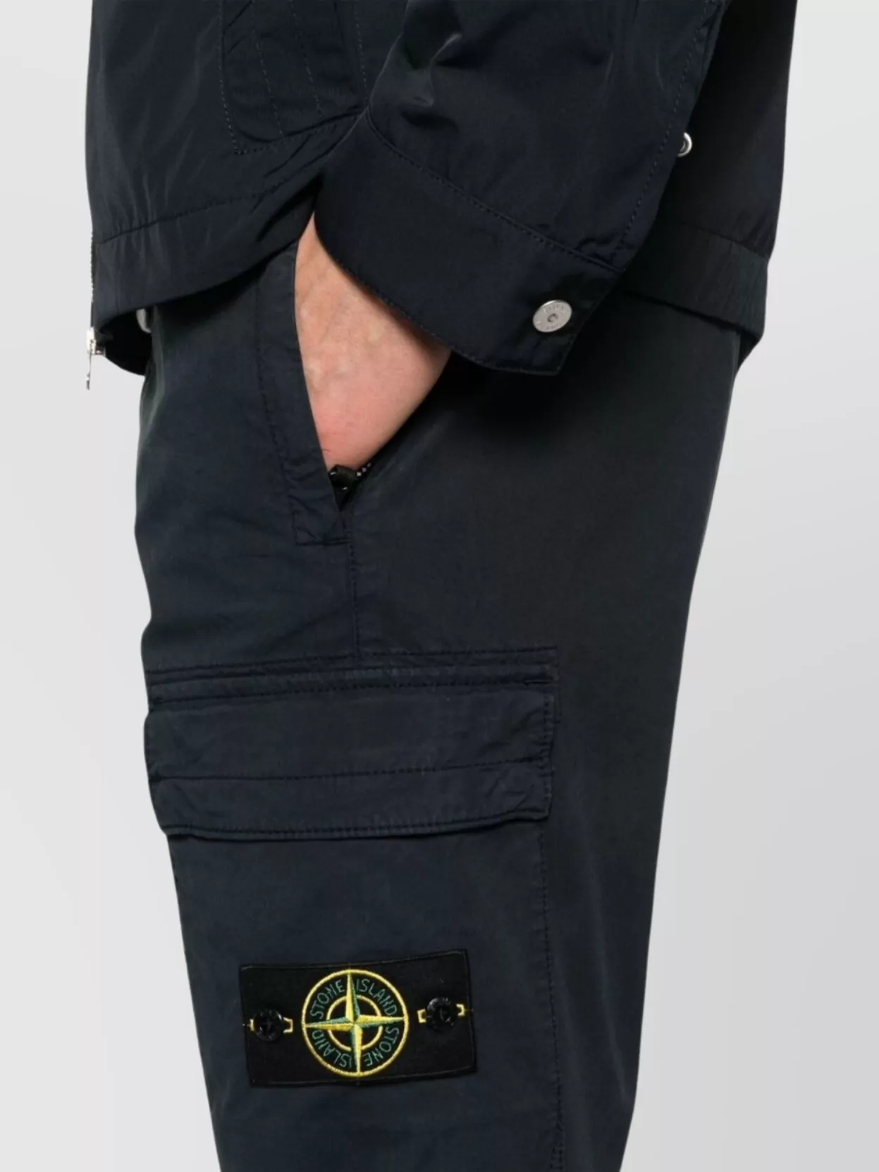 Stone Island Tapered Trousers Multiple Pockets