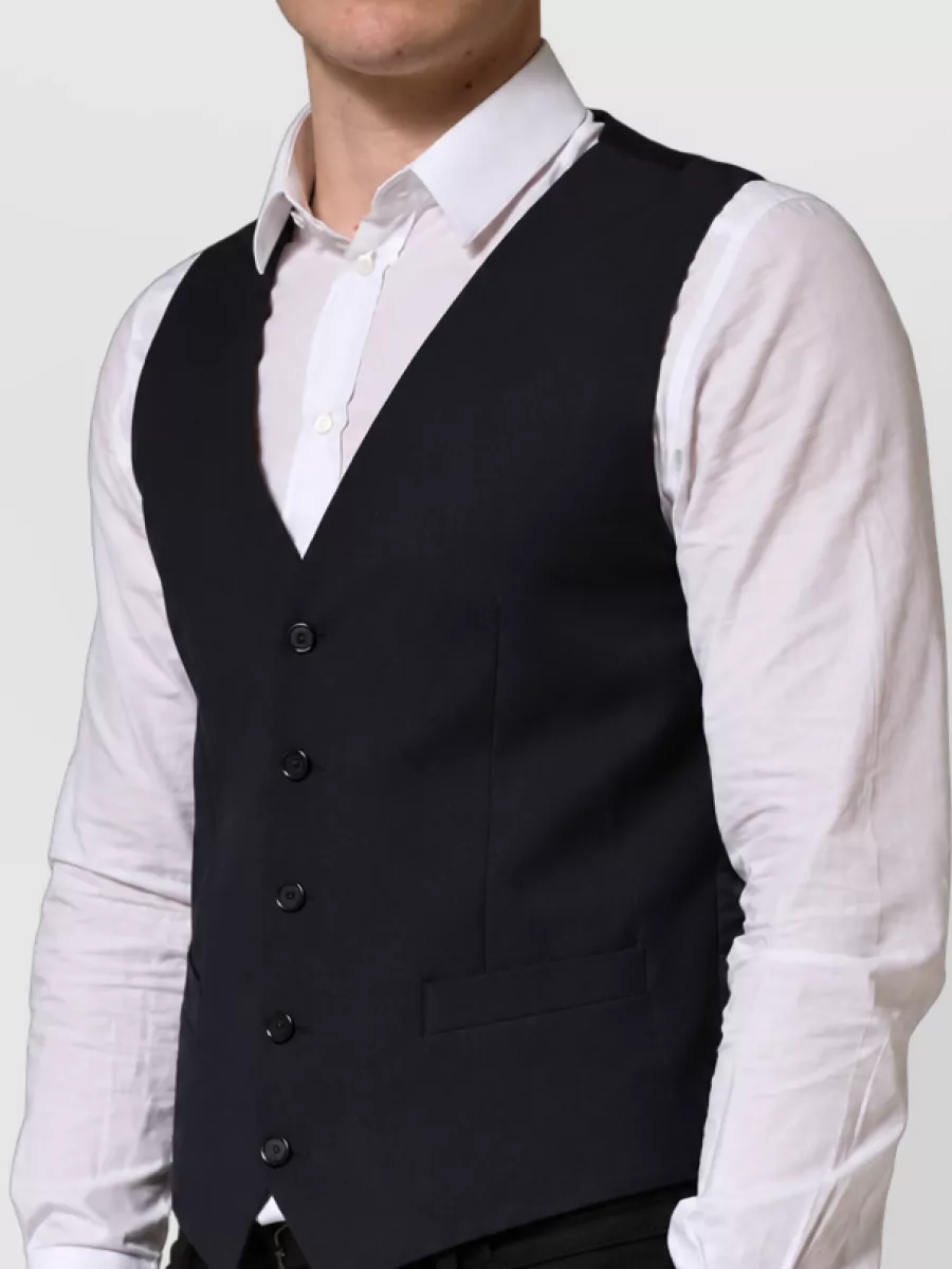 Dolce&Gabbana Wool Single Breasted Waistcoat