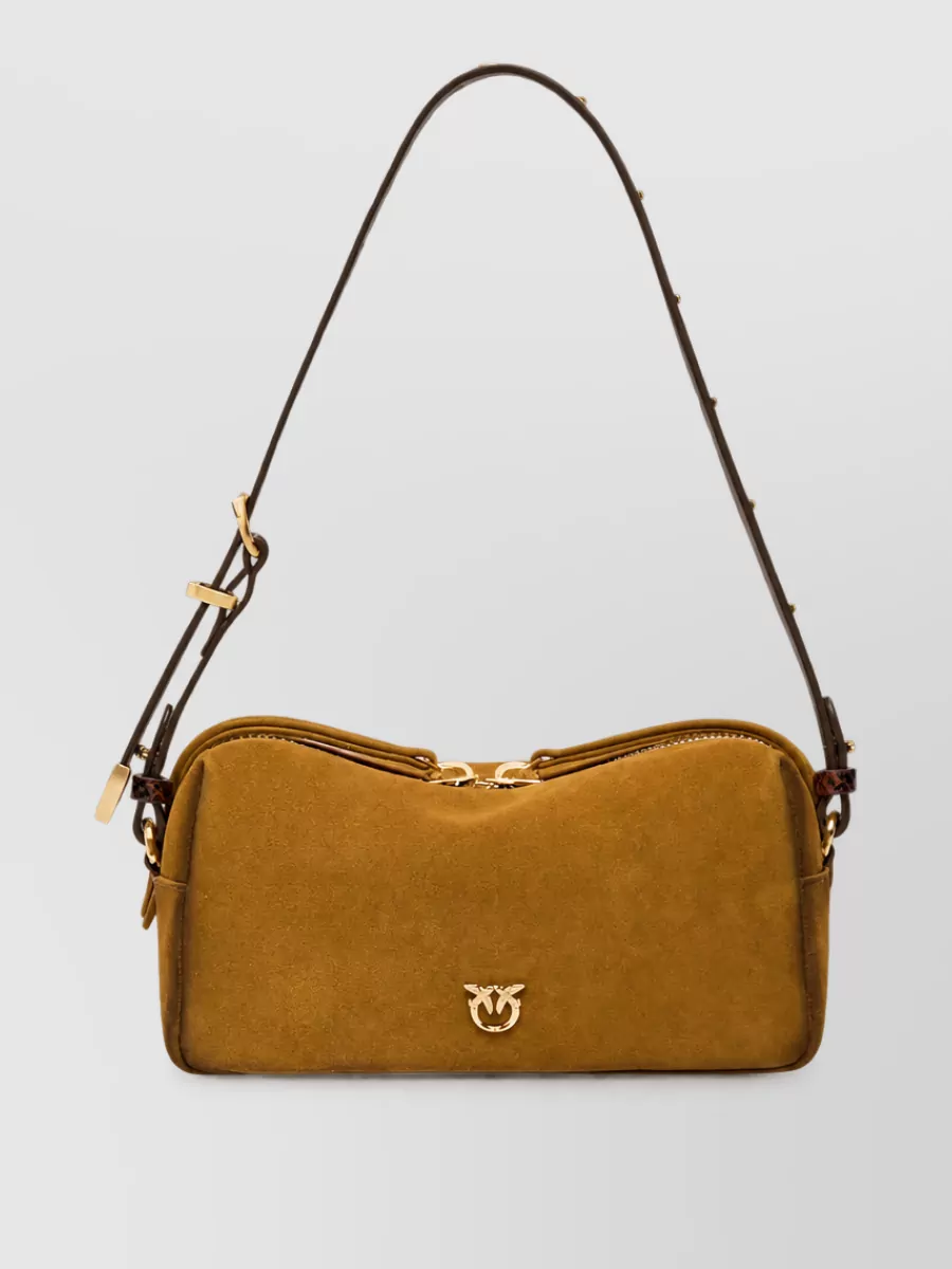 Pinko love bag leather clutch bag