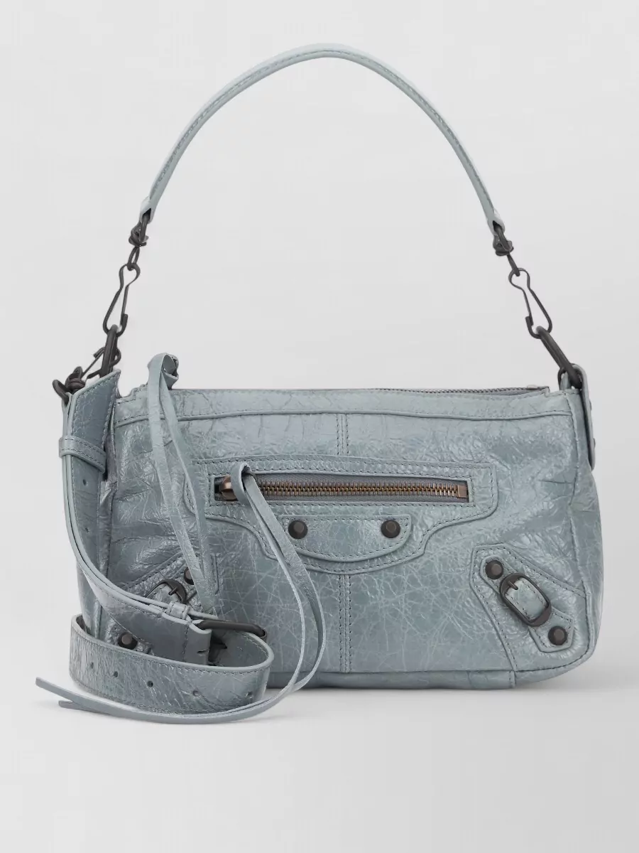 Balenciaga Le City Mini Leather Cross-Body Bag