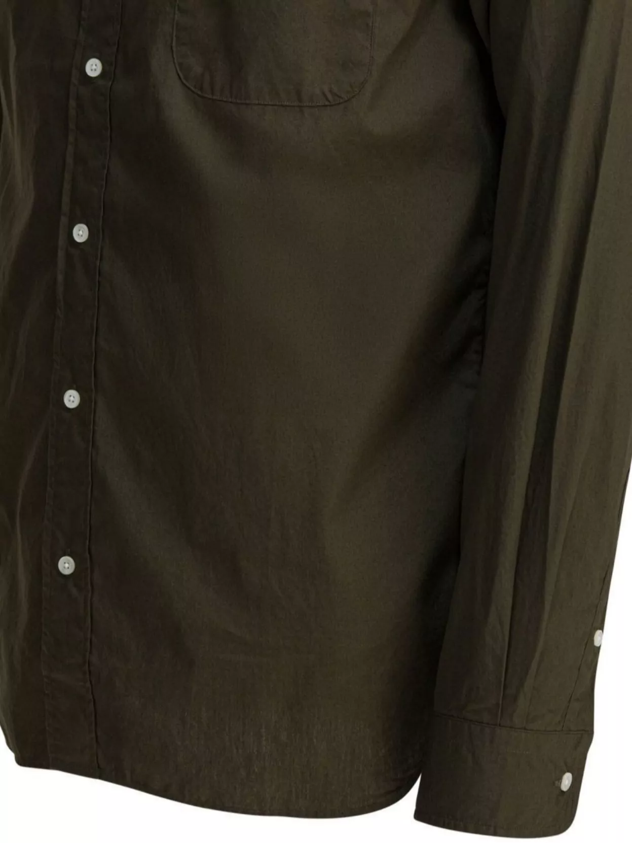 Beams Plus Long Sleeve Button-Down Collar Shirt With Pocket