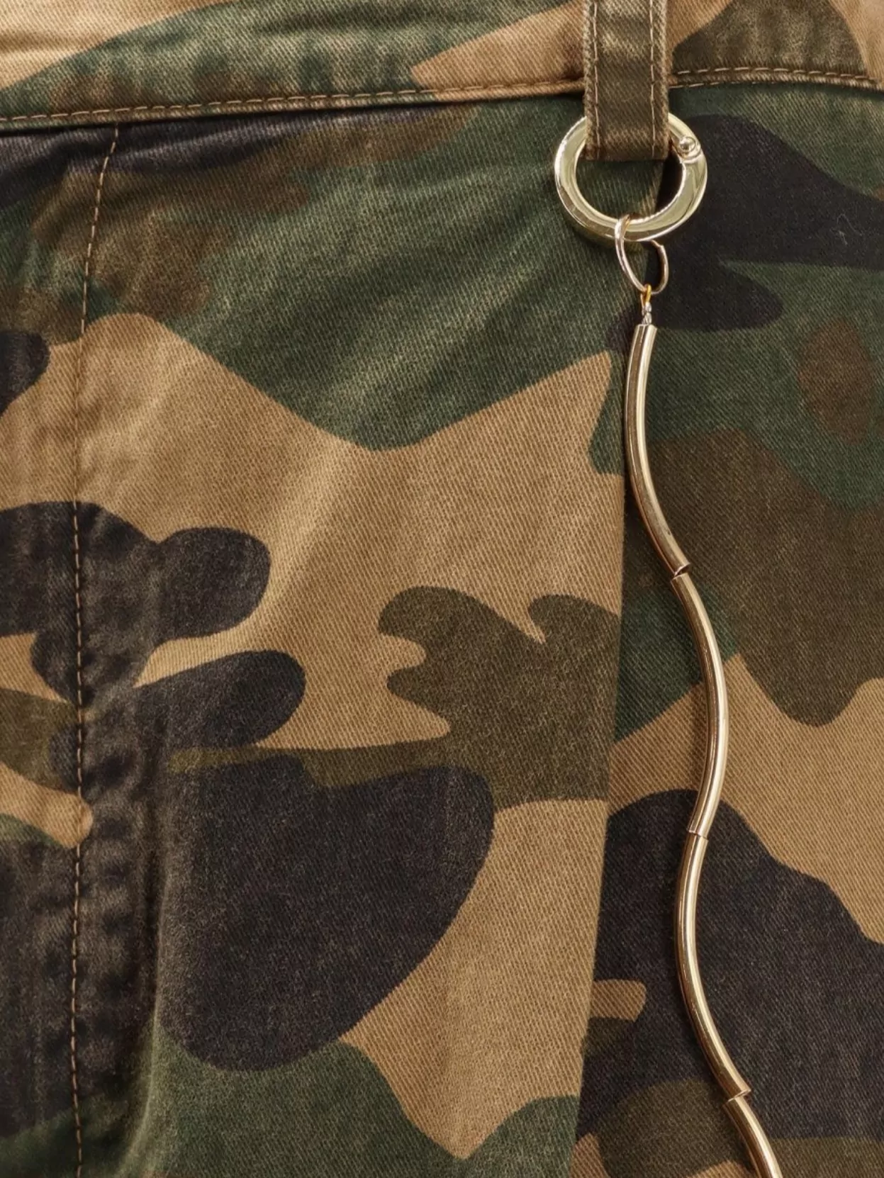 Darkpark Camouflage Cotton Wide-Leg Trousers