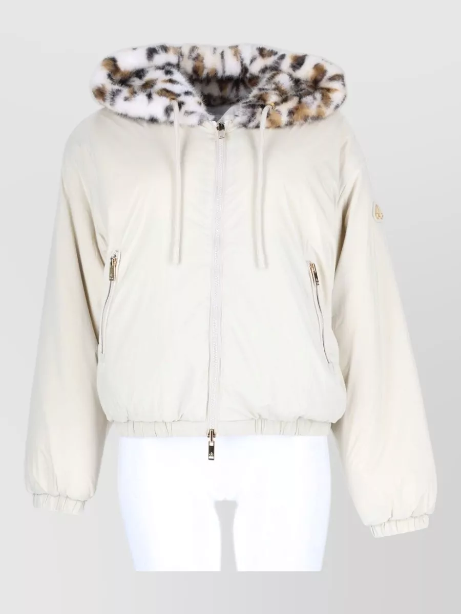 Moose Knuckles reversible faux fur coat