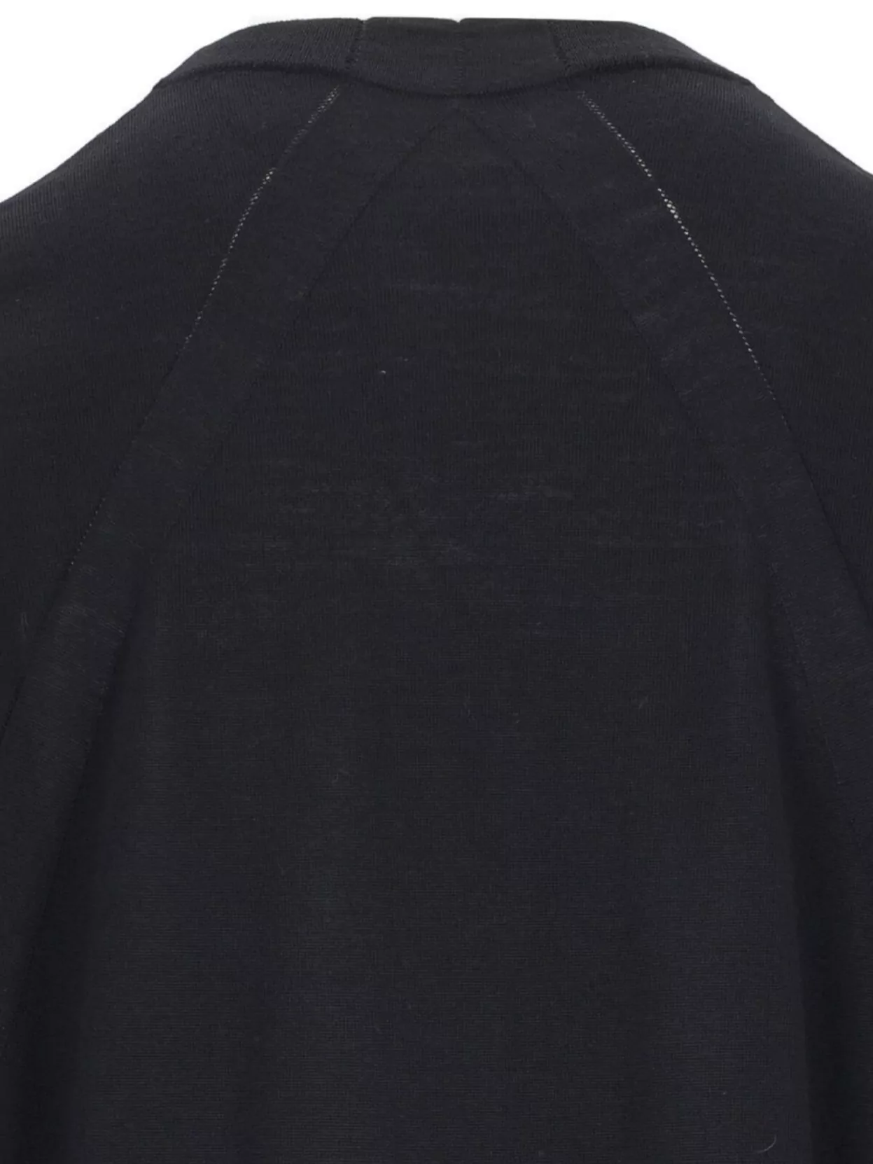 Jil Sander Knit Crewneck Sweater Raglan Sleeves In Black