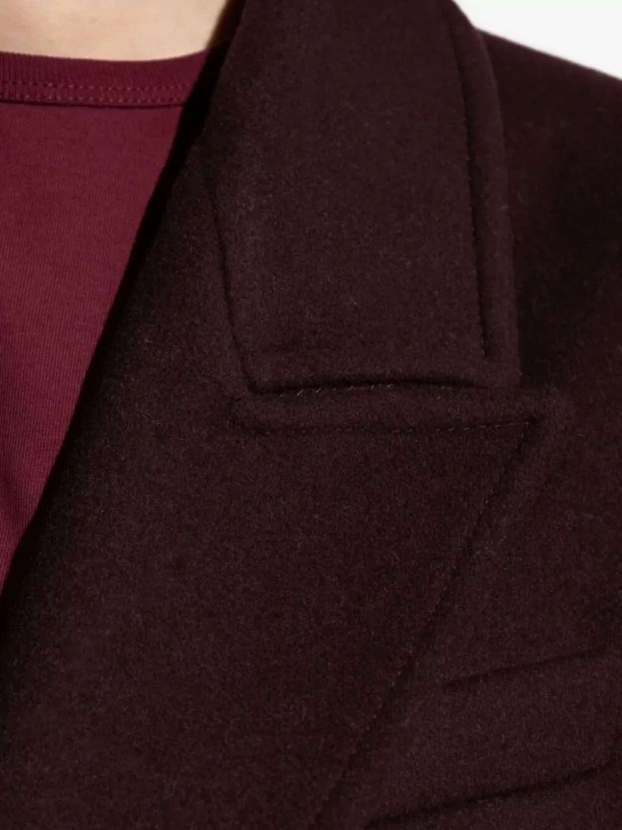 The Attico Wool Long Single Breasted Coat