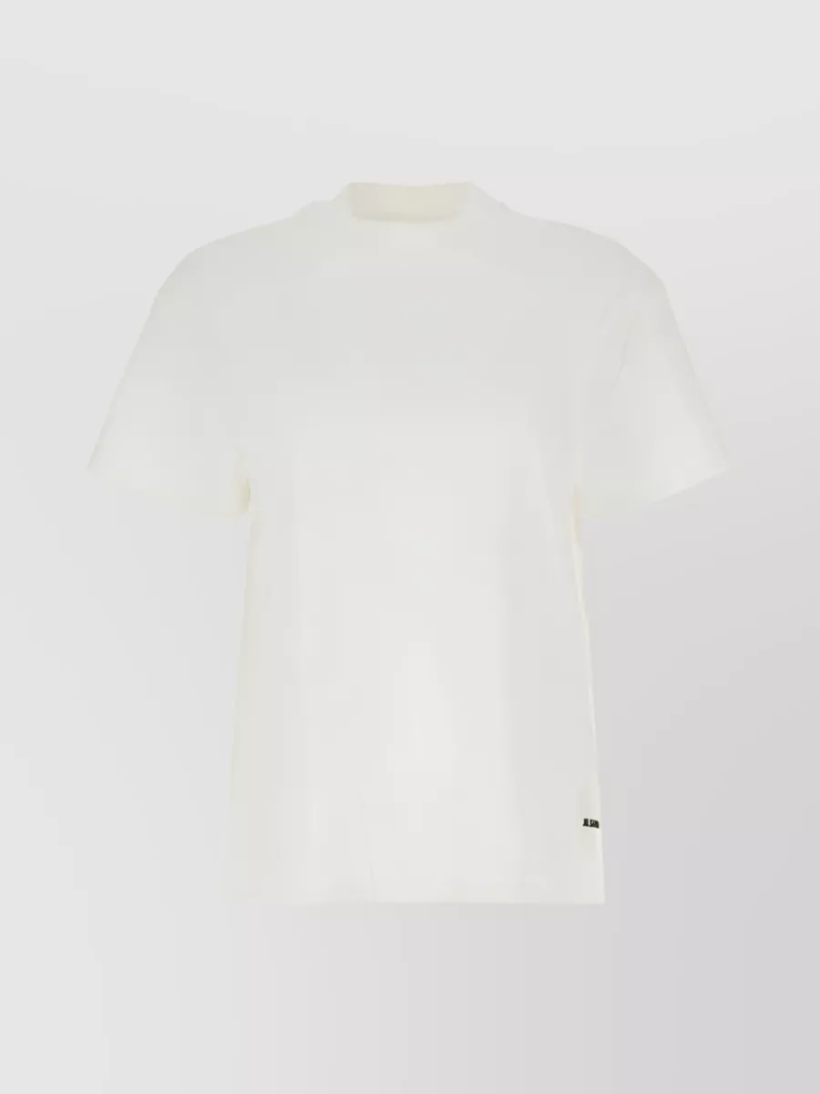 Shop Jil Sander Logo Patch T-shirt Trio In White