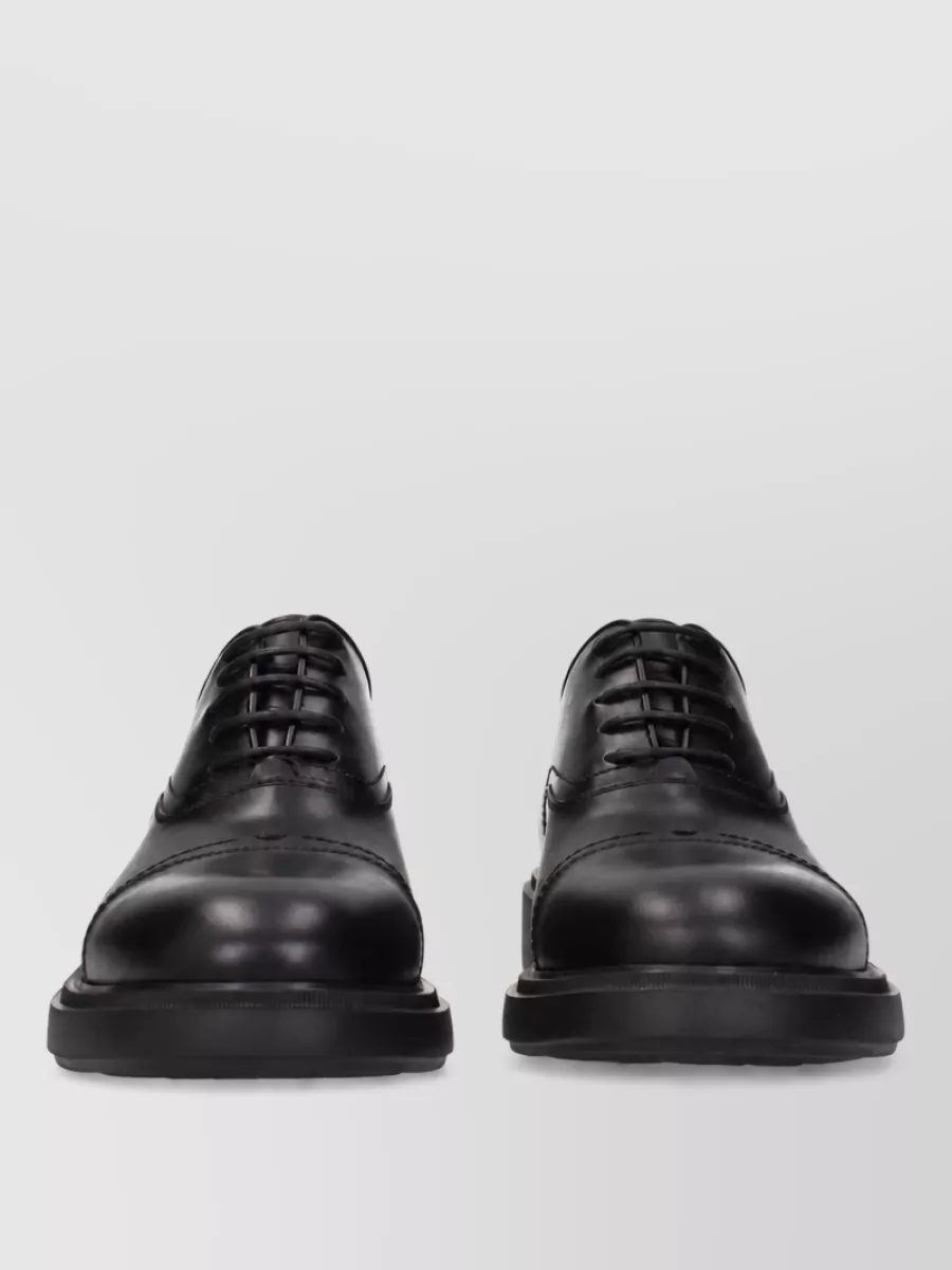 Ferragamo leather derby shoes