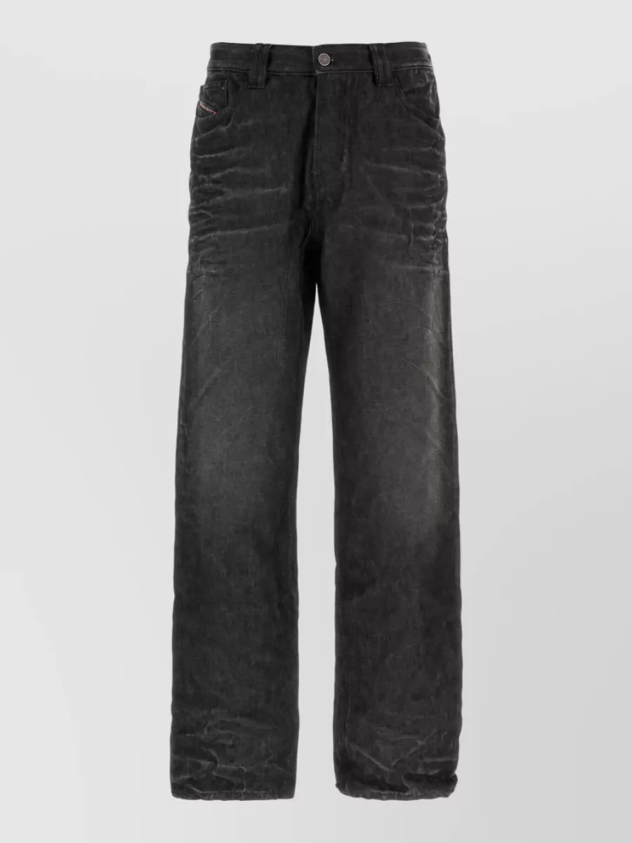 Diesel Regular fit mid rise straight leg jeans