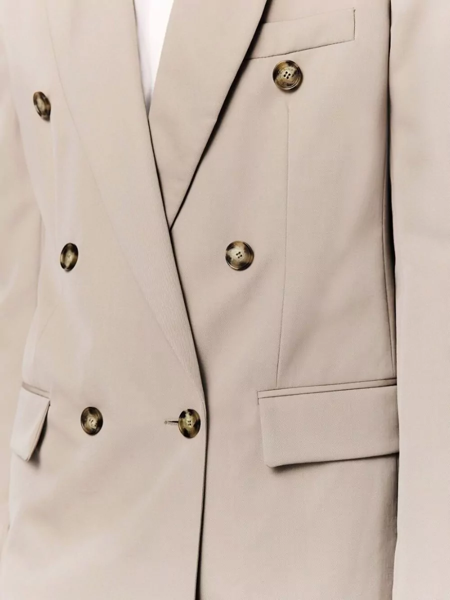 Stella Mccartney Wool Double-Breasted Suit Jacket