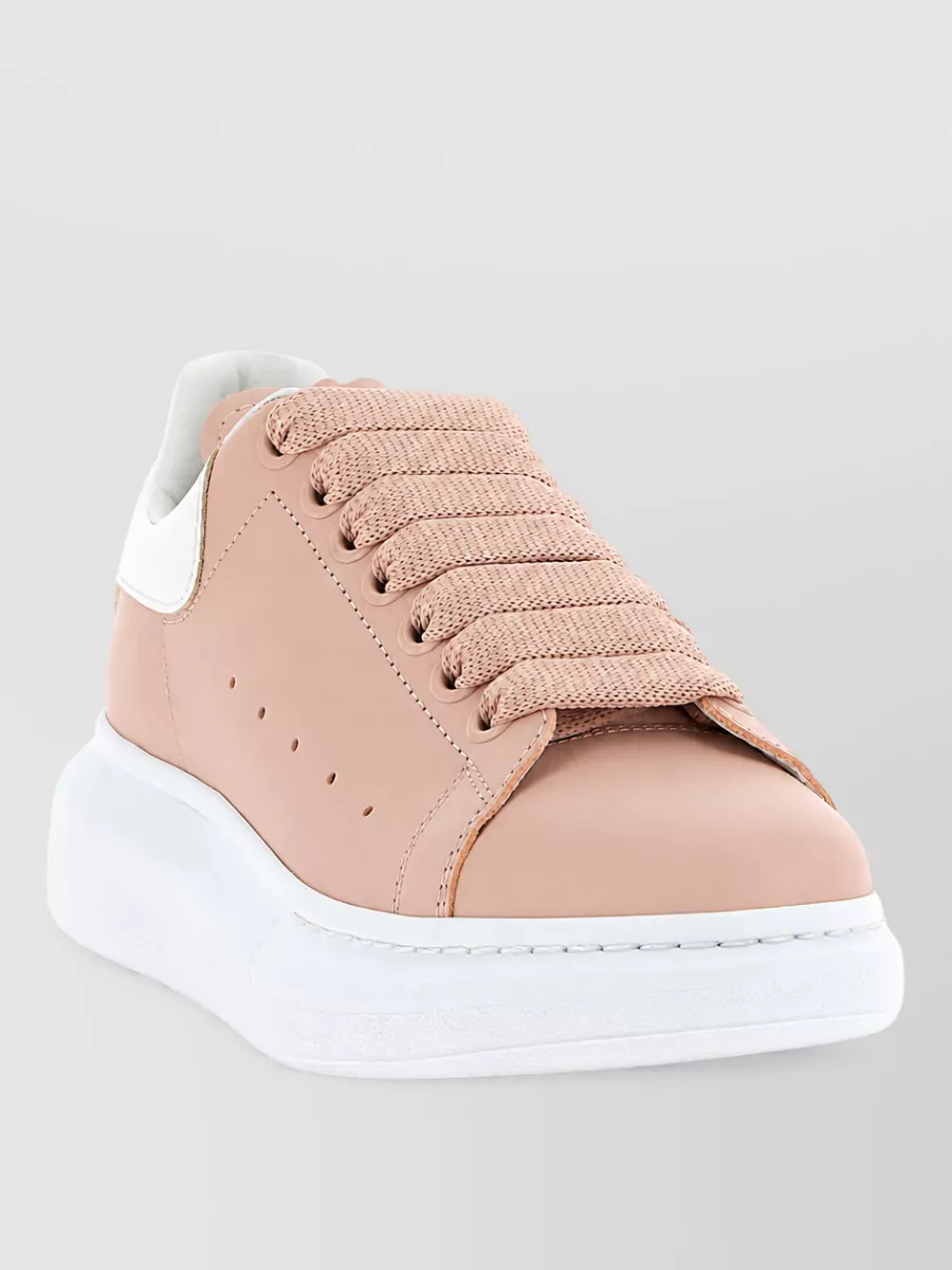 Mc Queen leather larry low-top sneakers