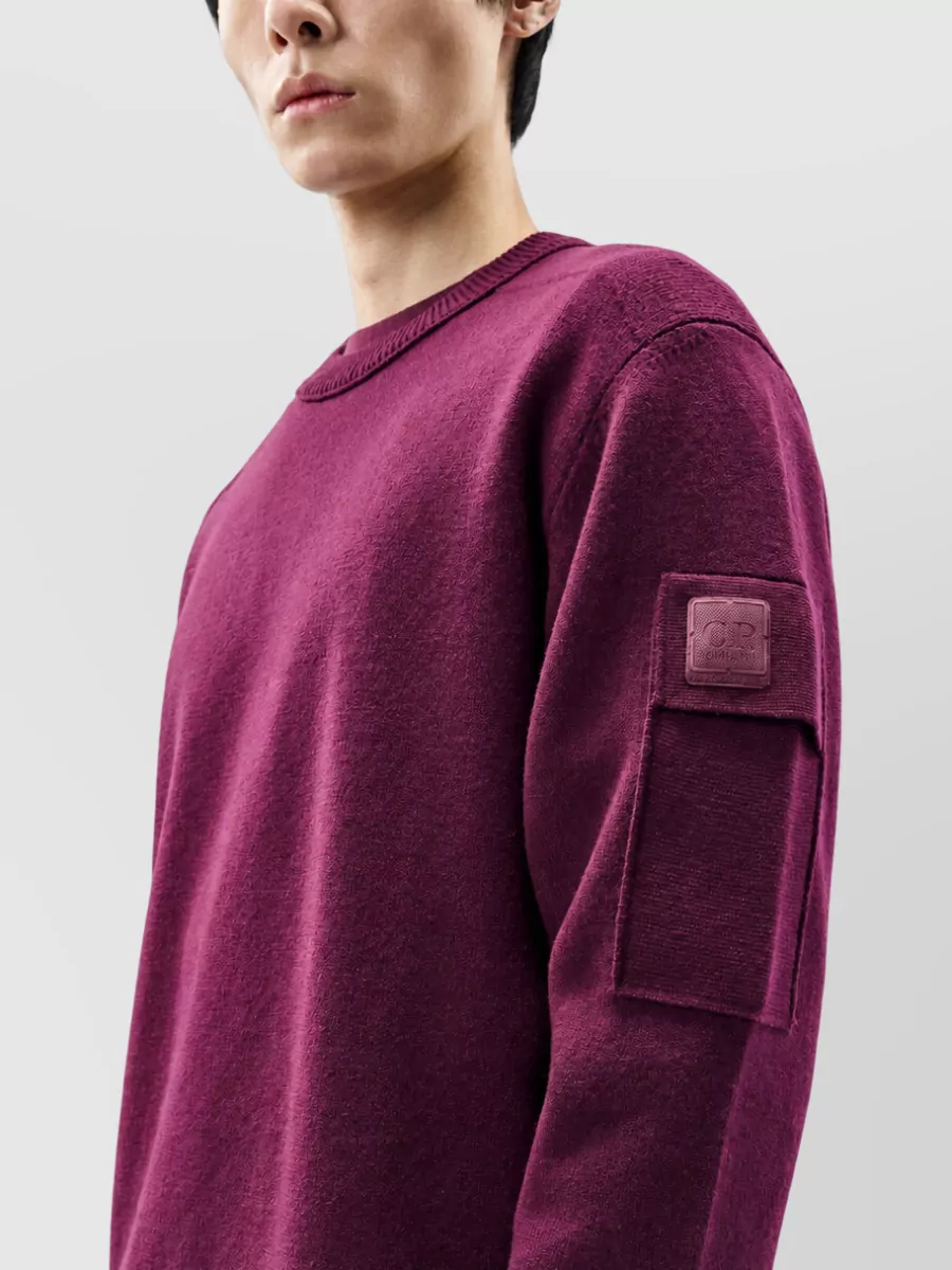 C.p. Company Wool Ribbed Crewneck Sweater