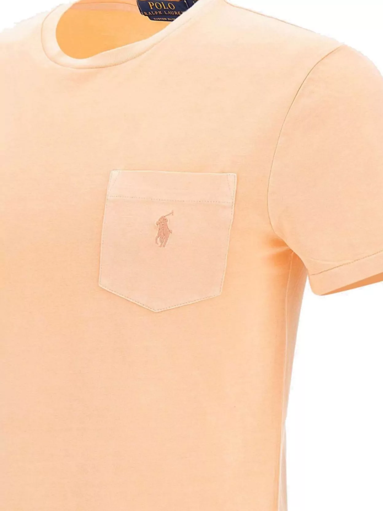 Ralph Lauren Logo Chest Pocket Crew Neck Short Sleeves T-Shirt
