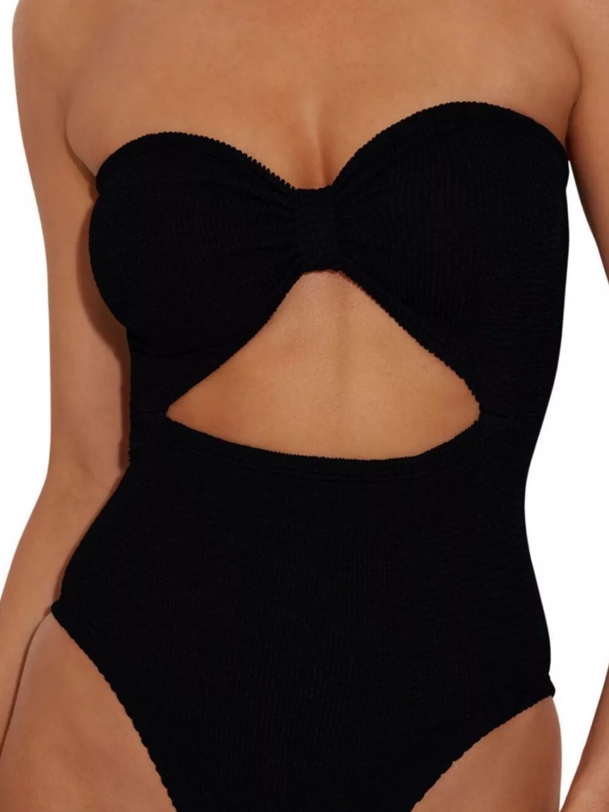 Hunza G Alana Swim Strapless Bow Cut-out