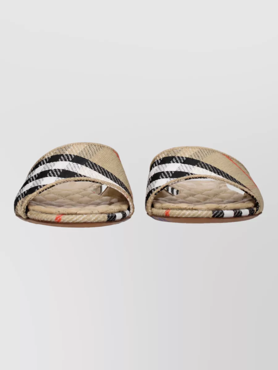 Burberry Fabric Mules