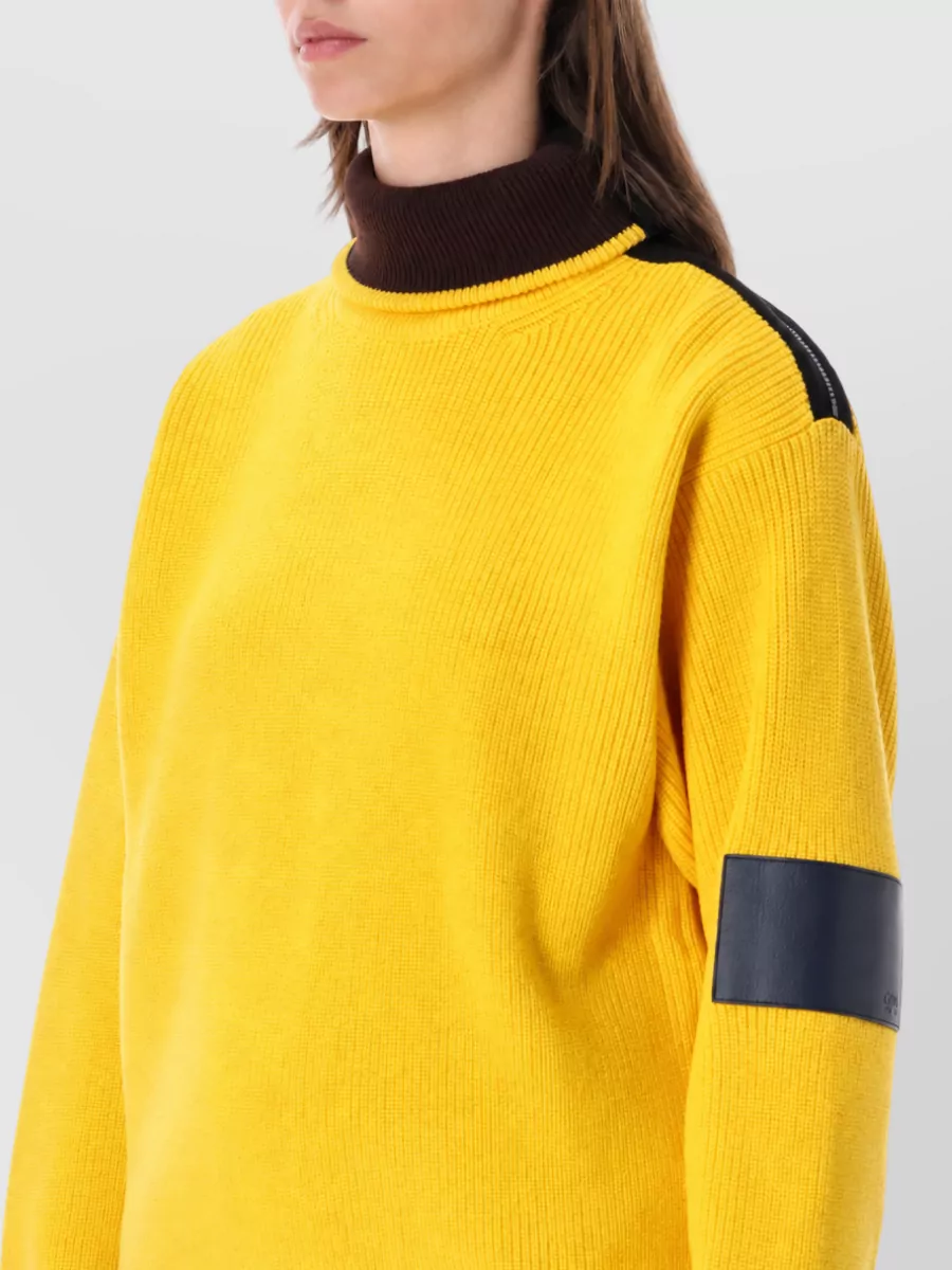 Loewe Wool Asymmetric Zip-Up Sweatshirt
