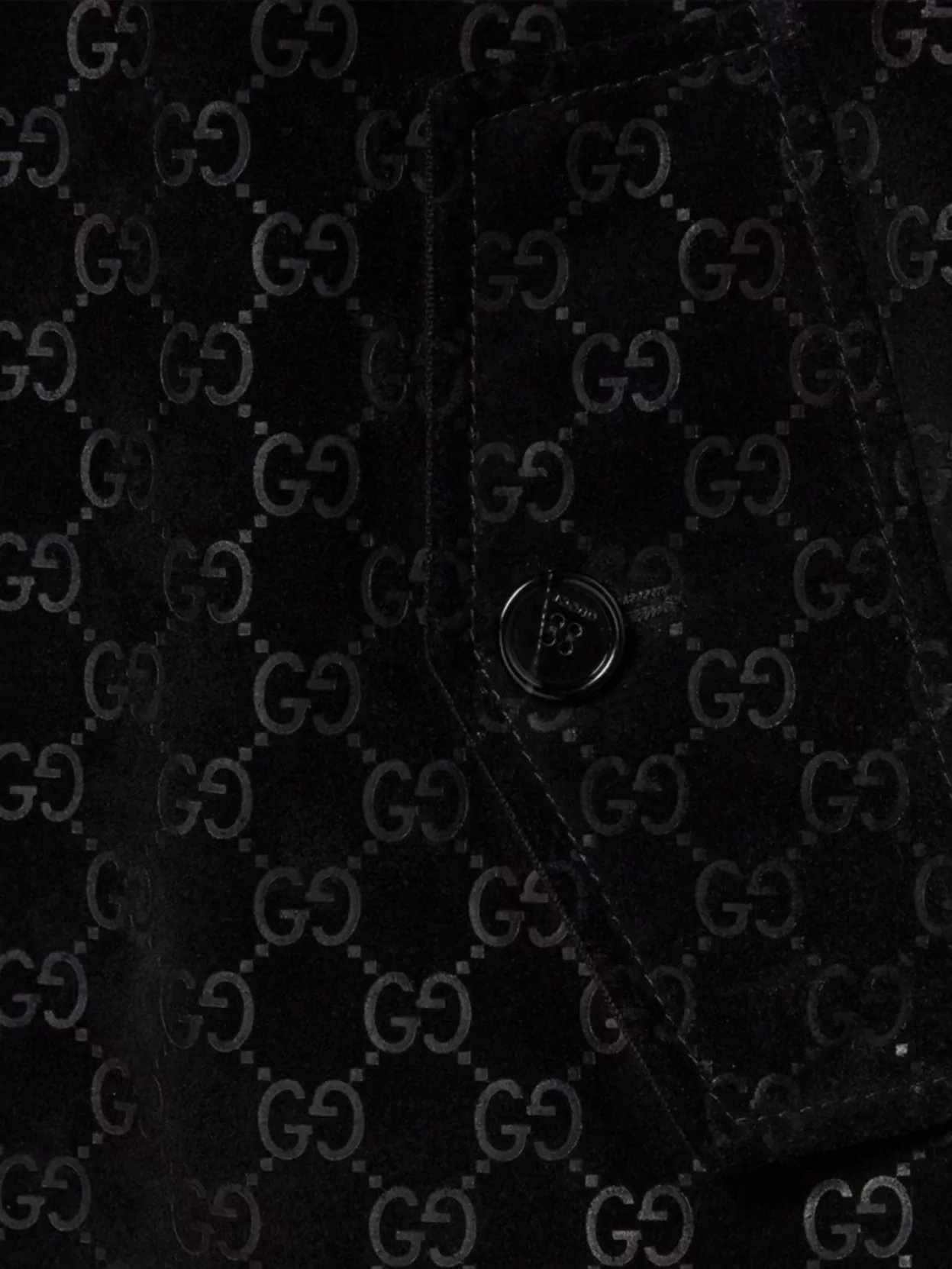 Gucci Gg Embossed Suede Bomber Jacket