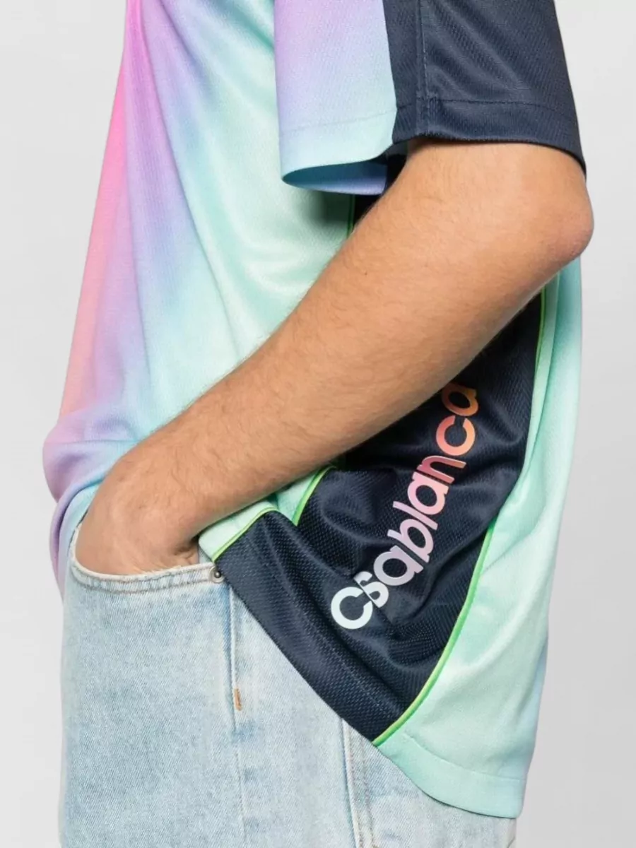 Casablanca Short Sleeve Football Top Crew Neck