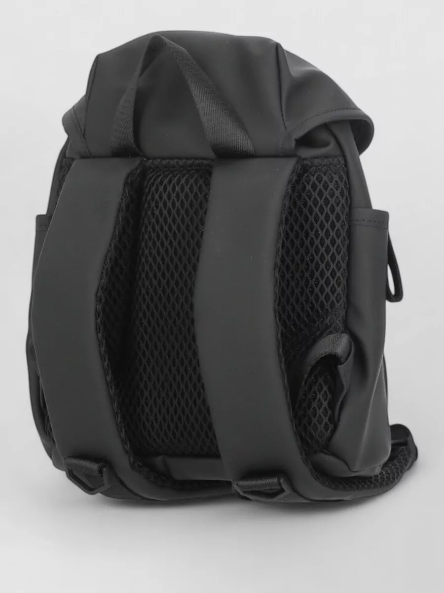 Rains Waterproof Backpack Side Pockets Top Handle Straps