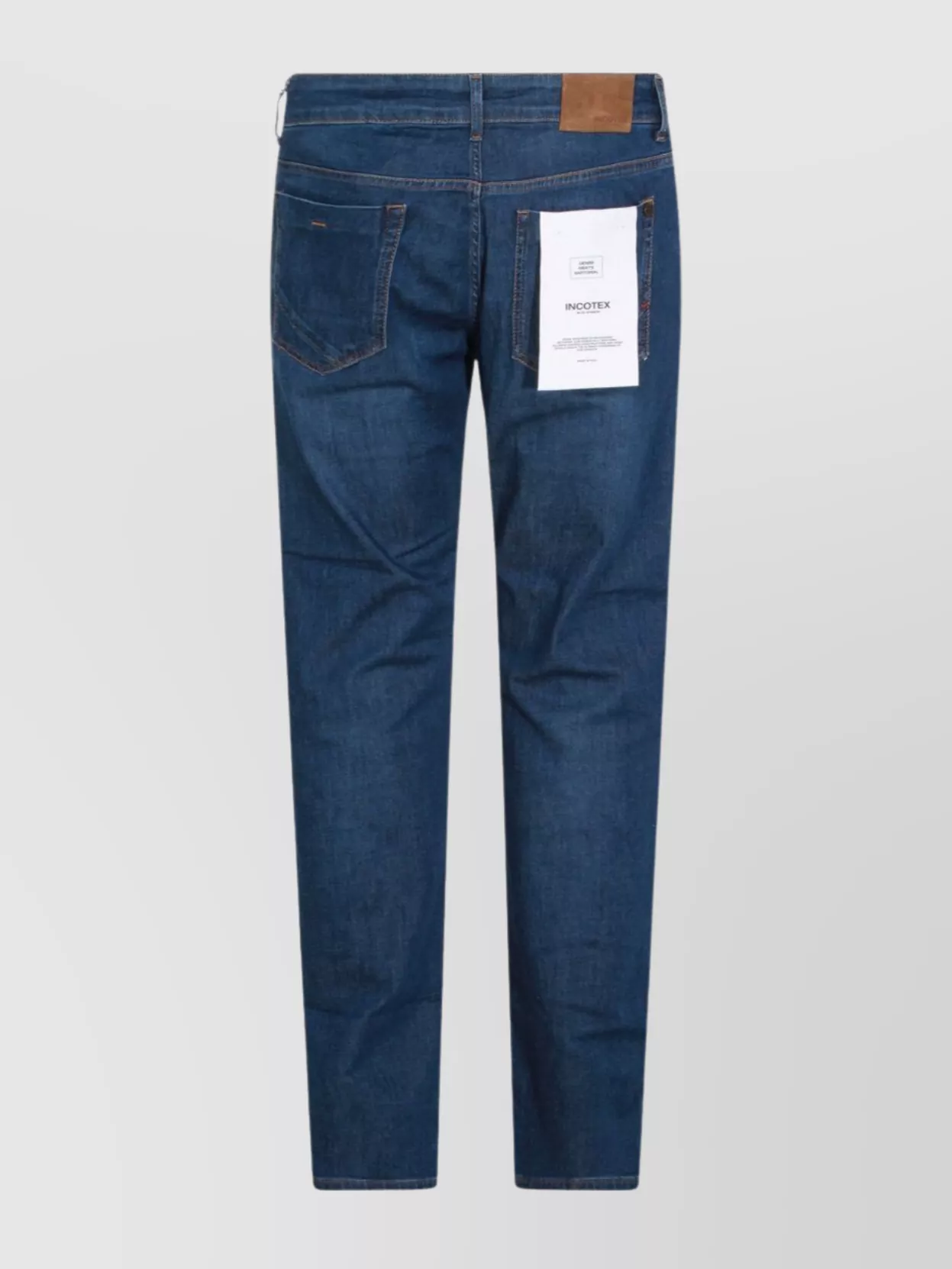 Incotex Straight Leg Five-Pocket Trousers With Belt Loops