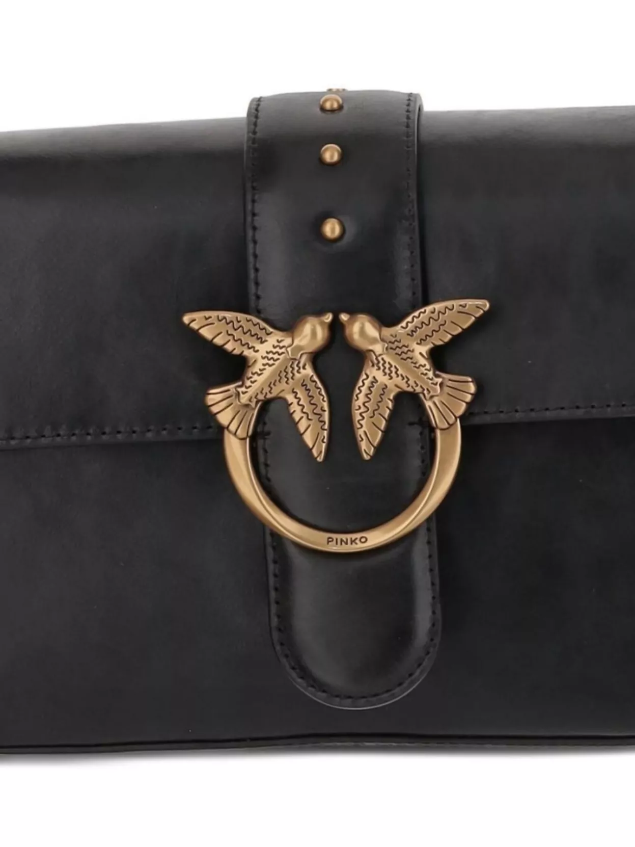 Pinko Love Bag Leather Shoulder Bag
