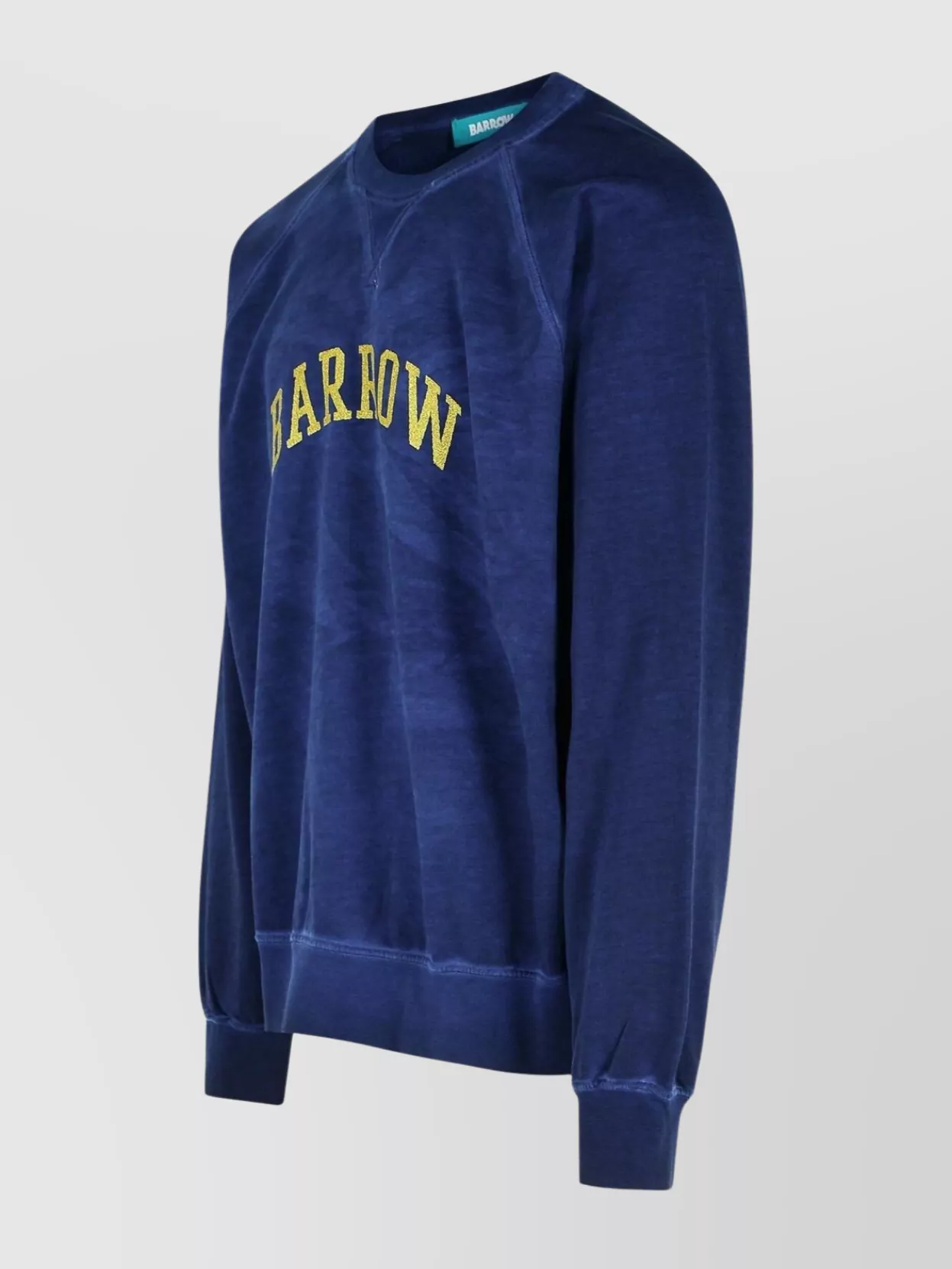 Barrow Cotton Sweatshirt With Printed Back And Raglan Sleeves