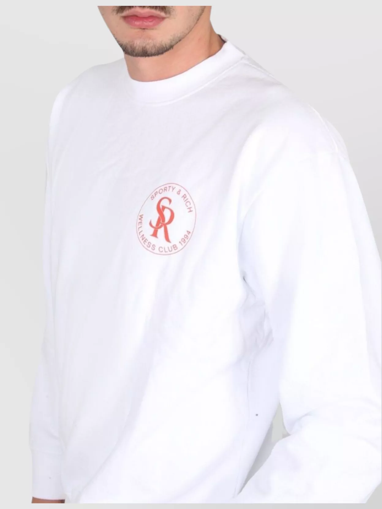 Sporty & Rich Embroidered Logo Knitwear With Ribbed Finish