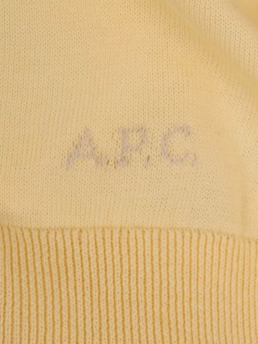 A.p.c. Cardigan Long Sleeves V Neckline Ribbed Trims
