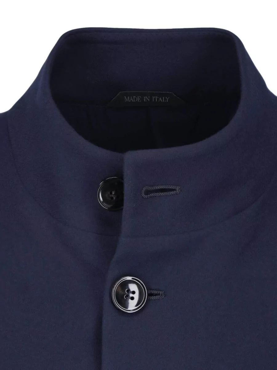 Giorgio Armani Virgin Wool Single Breasted Coat