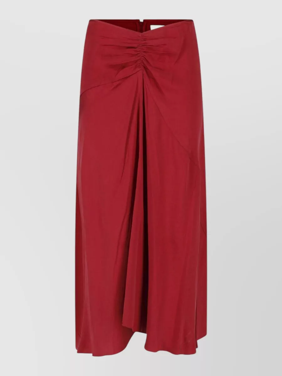 Isabel Marant silk high-rise midi skirt