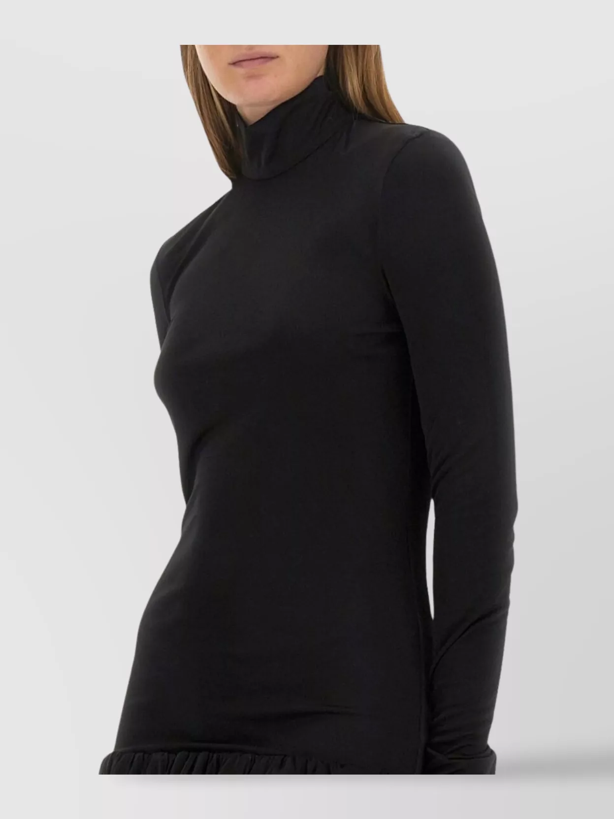 Moschino High Neckline Mini Dress With Open Back