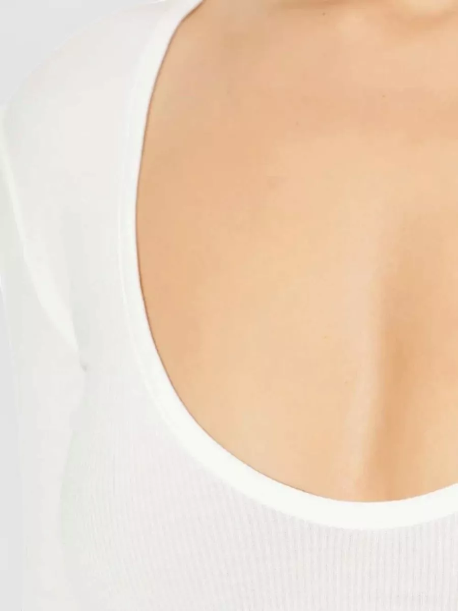 Diesel Ribbed Long-Sleeve Bodysuit