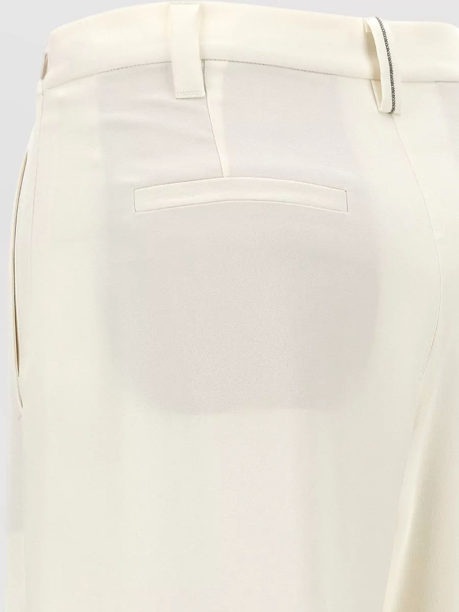 Brunello Cucinelli Pleated Straight-Leg Tailored Trousers