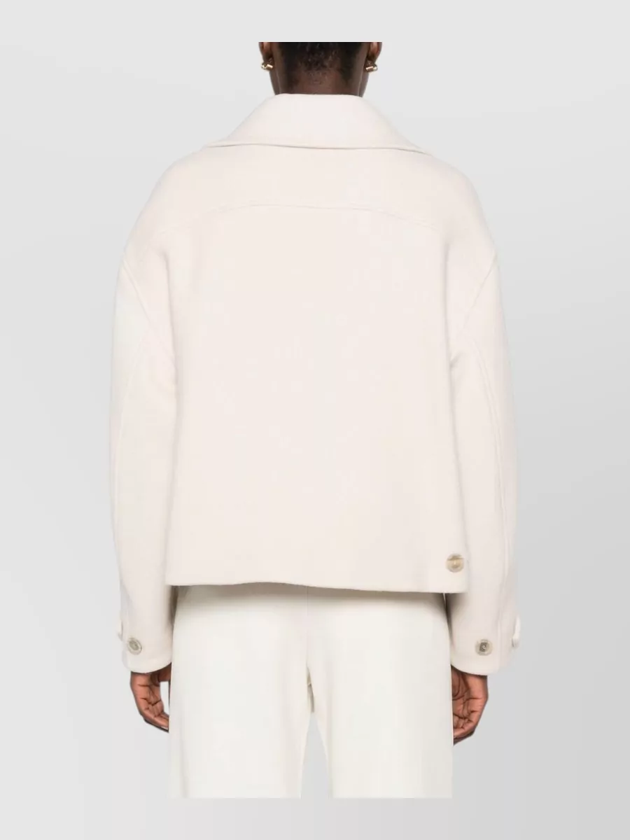 Semicouture Virgin Wool Fitted Jacket