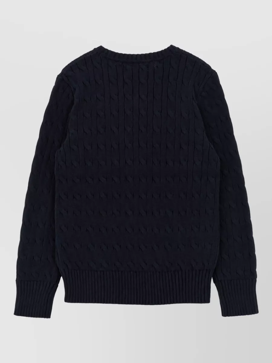 Polo Ralph Lauren Cable-Knit Cotton Crew-Neck Jumper
