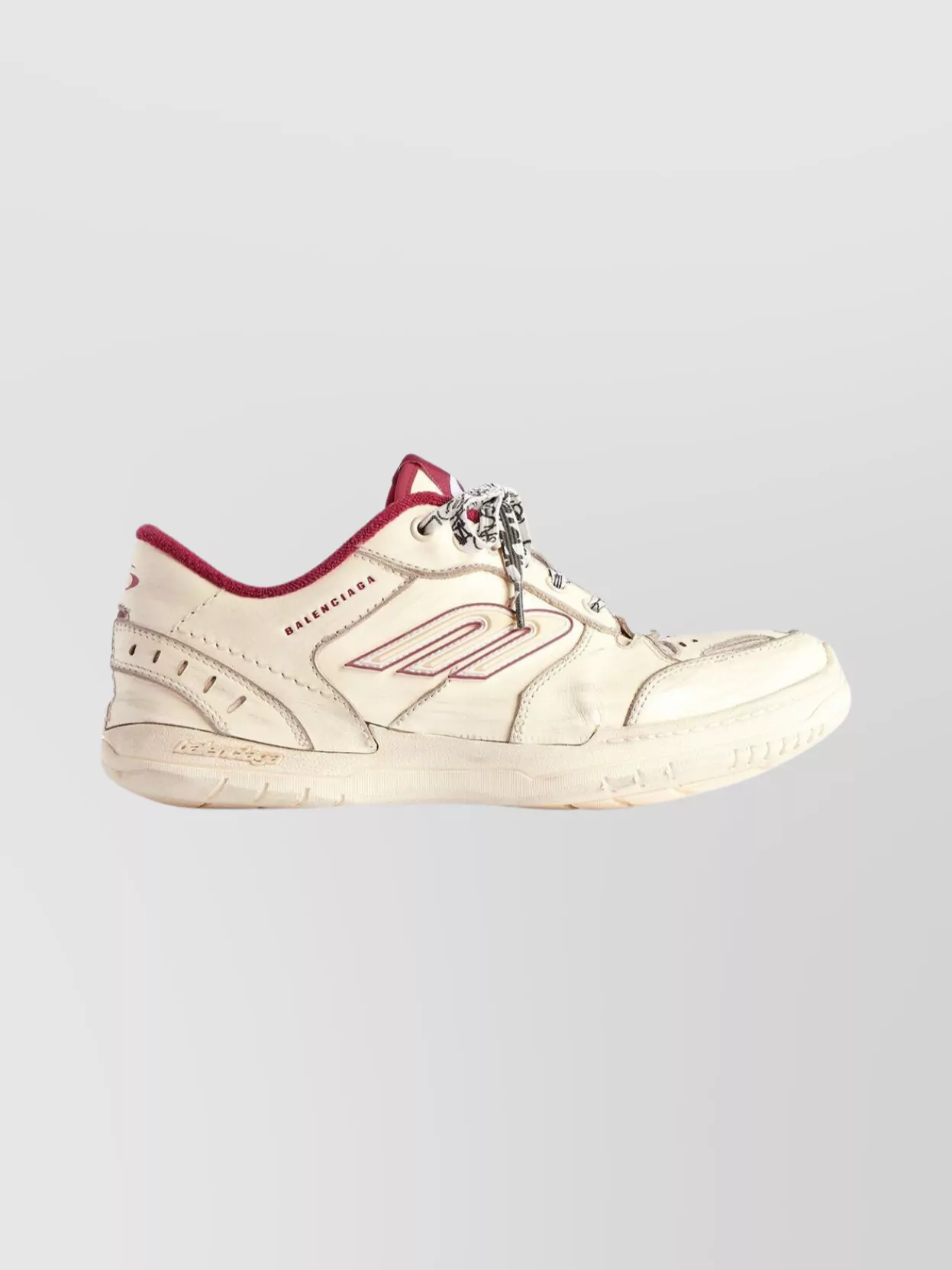 Balenciaga Stylish Sneakers With Contrast Trim And Perforations